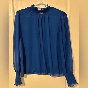 NWT Wilfred Aritzia - Valencia Blue Top Womens Small